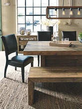 Load image into Gallery viewer, Signature Design by Ashley Sommerford Rustic Wood Dining Room Long Bench, Brown
