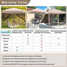 Load image into Gallery viewer, Quictent 10x10 Easy Pop up Canopy Tent Screened with Mosquito Netting Instant Gazebo Screen House Room Tent Waterproof, Roller Bag &amp; 4 Sand Bags Included(Tan)
