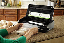 Load image into Gallery viewer, FoodSaver FM2100-000 Vacuum Sealer Machine System with Starter Bags &amp; Rolls | Safety Certified, Black

