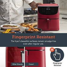 Load image into Gallery viewer, COSORI Air Fryer(100 Recipes, Rack &amp; 4 Skewers) Oilless Oven Cooker 13 Functions, Preheat &amp; Shake Reminder, LED Touch Screen, 3.7 QT, Digital-Burgundy Red
