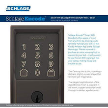 Load image into Gallery viewer, Schlage BE489WB CEN 716 Encode Deadbolt Smart Lock | WiFi Touchscreen Keypad, Aged Bronze
