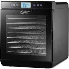 Load image into Gallery viewer, Magic Mill Food Dehydrator Machine - Digital Adjustable Timer | Temperature Control | Keep Warm Function | Dryer for Jerky, Herb, Meat, Beef, Fruit and To Dry Vegetables | 10 Stainless Steel trays
