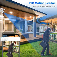 Load image into Gallery viewer, TOGUARD Wireless Security Camera Outdoor Solar Powered Battery PTZ Security Camera 1080P Waterproof IP Dome Cam with 2-Way Audio PIR Radar IP65 Full-Color Night Vision Motion Detection
