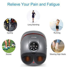 Load image into Gallery viewer, CINCOM Foot Massager with Heat &amp; Air Compression for Foot Deep Shiatsu Kneading Massage with 3 Intensities 2 Modes Auto-Off Timer for Relax
