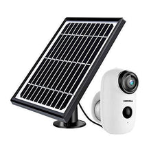 Load image into Gallery viewer, Security Camera Outdoor Wireless WiFi, ZUMIMALL Solar Powered Surveillance Camera with Rechargeable Battery, 1080P Night Vision, Motion Detection, 2-Way Audio, IP65 Waterproof, Cloud Storage/SD Slot
