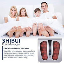 Load image into Gallery viewer, Miko Foot Massager with Heat, Shiatsu Feet Massage Machine with Deep Kneading Circulation, Rotating Heat for Plantar Fasciitis, Foot Pain Relief - Home &amp; Office Use
