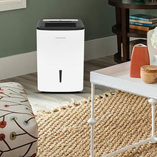 Load image into Gallery viewer, Frigidaire White Energy Star 50-Pint Portable Dehumidifier with Built-in Pump | Humidity Control | 24-Hour Timer | Washable Filter | for Attic, Basement, Bedroom, Bathroom | FFAP5033W1
