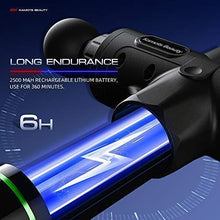 Load image into Gallery viewer, Massage Gun Deep Tissue,Muscle Massage Gun for Athlete with 12 Heads,Super Quiet Brushless Motor,Back Shoulder Leg Facial Gun,Handheld Percussion Massage Gun for Pain Relief(Carbon Fiber)
