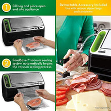 Load image into Gallery viewer, FoodSaver V4400 2-in-1 Vacuum Sealer Machine with Automatic Bag Detection and Starter Kit | Safety Certified | Black and Silver
