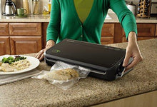 Load image into Gallery viewer, FoodSaver FM2100-000 Vacuum Sealer Machine System with Starter Bags &amp; Rolls | Safety Certified, Black
