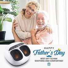 Load image into Gallery viewer, RENPHO Foot Massager Machine with Heat,Fathers Day Gifts,Shiatsu Deep Kneading, Multi-Level Settings, Delivers Relief for Tired Muscles and Plantar Fasciitis, Fits Feet Up to Men Size 12
