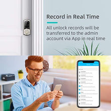Load image into Gallery viewer, [2021 Newest] Smart Deadbolt Lock Front Door, hornbill Keyless Entry Door Lock with Keypad, Bluetooth Smart Locks Works with Alexa, Digital Code Lock for Airbnb Home Apartment
