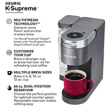 Load image into Gallery viewer, Keurig K-Supreme Coffee Maker, Single Serve K-Cup Pod Coffee Brewer, With MultiStream Technology, 66 Oz Dual-Position Reservoir, and Customizable Settings, Gray

