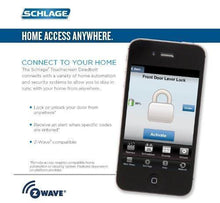 Load image into Gallery viewer, Schlage Home Keypad Lever With Camelot Trim &amp; Z-Wave Technology (Aged Bronze)
