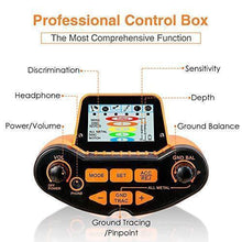 Load image into Gallery viewer, SUNPOW Professional Metal Detector for Adults, Adjustable Ground Balance, Disc &amp; Notch &amp; Pinpoint Modes, Upgraded DSP Chip, Multiple Audio Prompts
