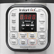Load image into Gallery viewer, Instant Pot Duo Mini 7-in-1 Electric Pressure Cooker, Sterilizer, Slow Cooker, Rice Cooker, Steamer, Saute, Yogurt Maker, and Warmer, 3 Quart, 11 One-Touch Programs
