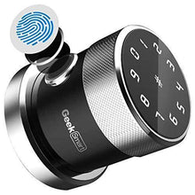 Load image into Gallery viewer, Geek Smart Door Lock - Keyless Fingerprint and Touchscreen Digital Door Lock, Secure Bluetooth, Easy Install, Great for Airbnb, Hotels and Offices, Homes, Apartments, Silver(Upgraded 3.0)
