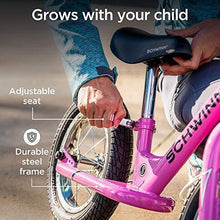 Load image into Gallery viewer, Schwinn Toddler Balance Bike, 12-Inch Wheels, Beginner Rider Training, Pink
