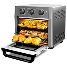 Load image into Gallery viewer, WEESTA 19 Quart Air Fryer Toaster Oven, 5-IN-1 Countertop Convection Oven with Air Fry Air Roast Toast Broil Bake Function for Fried Chicken, Steak, Fries, Tater Tots, Chips, Bacon, Pizza, etc.
