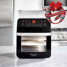 Load image into Gallery viewer, Yedi Total Package Air Fryer Oven XL, 12.7 Quart, Deluxe Accessory Kit, Recipes, BPA-Free, Auto Shutoff, Black
