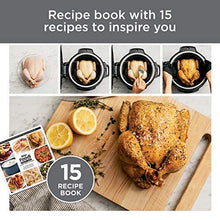 Load image into Gallery viewer, Ninja OS101 Foodi 9-in-1 Pressure Cooker and Air Fryer with Nesting Broil Rack, 5 Quart, Stainless Steel

