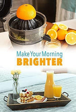 Load image into Gallery viewer, Vinci Hands-Free Electric Citrus Juicer | 1-Button Easy Press Lemon Lime Orange Grapefruit Juice Squeezer Easy to Clean Juicer Machine, Black/Stainless Steel

