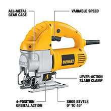 Load image into Gallery viewer, DEWALT Jig Saw, Top Handle, 5.5-Amp (DW317K)
