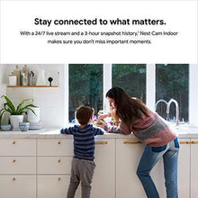Load image into Gallery viewer, Google Nest Cam Indoor - Wired Indoor Camera for Home Security - Control with Your Phone and Get Mobile Alerts - Surveillance Camera with 24/7 Live Video and Night Vision
