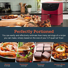 Load image into Gallery viewer, COSORI Air Fryer(100 Recipes, Rack &amp; 4 Skewers) Oilless Oven Cooker 13 Functions, Preheat &amp; Shake Reminder, LED Touch Screen, 3.7 QT, Digital-Burgundy Red
