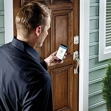 Load image into Gallery viewer, Schlage BE479AA V CAM 619 Satin Nickel Sense Smart Deadbolt with Camelot Trim
