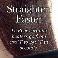 Load image into Gallery viewer, L’Ange Hair Le Rêve Blush Titanium Straightener - 2 in 1 Ceramic Hair Straightener - Titanium Hair Straightener with Dual Voltage - Ionic Straightener with Digital Display - 1“ Plate, MSRP $179.00
