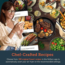 Load image into Gallery viewer, COSORI Smart WiFi Air Fryer(100 Recipes), 13 Cooking Functions, Keep Warm &amp; Preheat &amp; Shake Remind, Works with Alexa &amp; Google Assistant, 5.8 QT, Black
