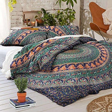 Load image into Gallery viewer, Tanya Handicrafts Mandala Duvet Cover 3 Pieces Set Bohemian Bedding Duvet Cover Set Donna Cover (King Size)
