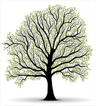 Load image into Gallery viewer, Ambesonne Tree of Life Duvet Cover Set, Big Old Leaves and Branches Nature Growth Ecology Themed Artwork, Decorative 3 Piece Bedding Set with 2 Pillow Shams, King Size, White Black
