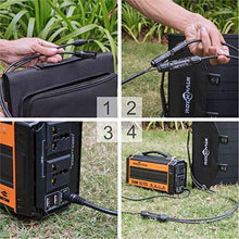 Load image into Gallery viewer, ROCKPALS SP002 Foldable 60W Solar Panel Charger for Suaoki/Jackery Explorer 240 / Webetop/Goal Zero Yeti/Paxcess Portable Power Station Generator and USB Devices, QC3.0 USB Ports
