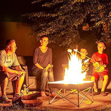 Load image into Gallery viewer, FIRESIDE OUTDOOR Pop-Up Fire Pit | Portable and Lightweight | Fullsize 24 Inch | Weighs 7 lbs. | Never Rust Fire Pit | Heat Shield NOT Included
