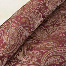 Load image into Gallery viewer, Madison Park Aubrey Cozy Bag Comforter, Faux Silk Jacquard Design All Season Down Alternative Bedding with Complete Sheet Set, King(106"x92"), Red
