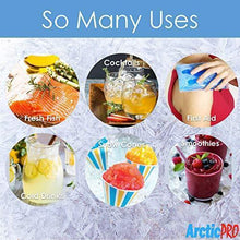 Load image into Gallery viewer, PORTABLE DIGITAL ICE MAKER MACHINE by Arctic-Pro with Ice Scoop, First Ice in 6-8 Minutes, 26 Pounds Daily, Great for Kitchens, Tailgating, Bars, Party, Small/Large Cubes, Black, 11.5x8.7x12.5 Inches
