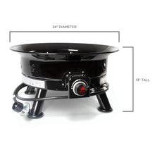 Load image into Gallery viewer, Outland Firebowl 883 Mega Outdoor Propane Gas Fire Pit with UV and Weather Resistant Durable Cover, 24-Inch Diameter 58,000 BTU
