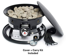 Load image into Gallery viewer, Outland Firebowl 893 Deluxe Outdoor Portable Propane Gas Fire Pit with Cover &amp; Carry Kit, 19-Inch Diameter 58,000 BTU
