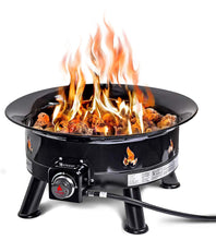 Load image into Gallery viewer, Outland Firebowl 883 Mega Outdoor Propane Gas Fire Pit with UV and Weather Resistant Durable Cover, 24-Inch Diameter 58,000 BTU
